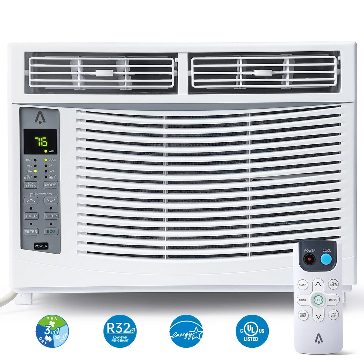 115V 10,000 BTU Smart Window Air Conditioner R6788