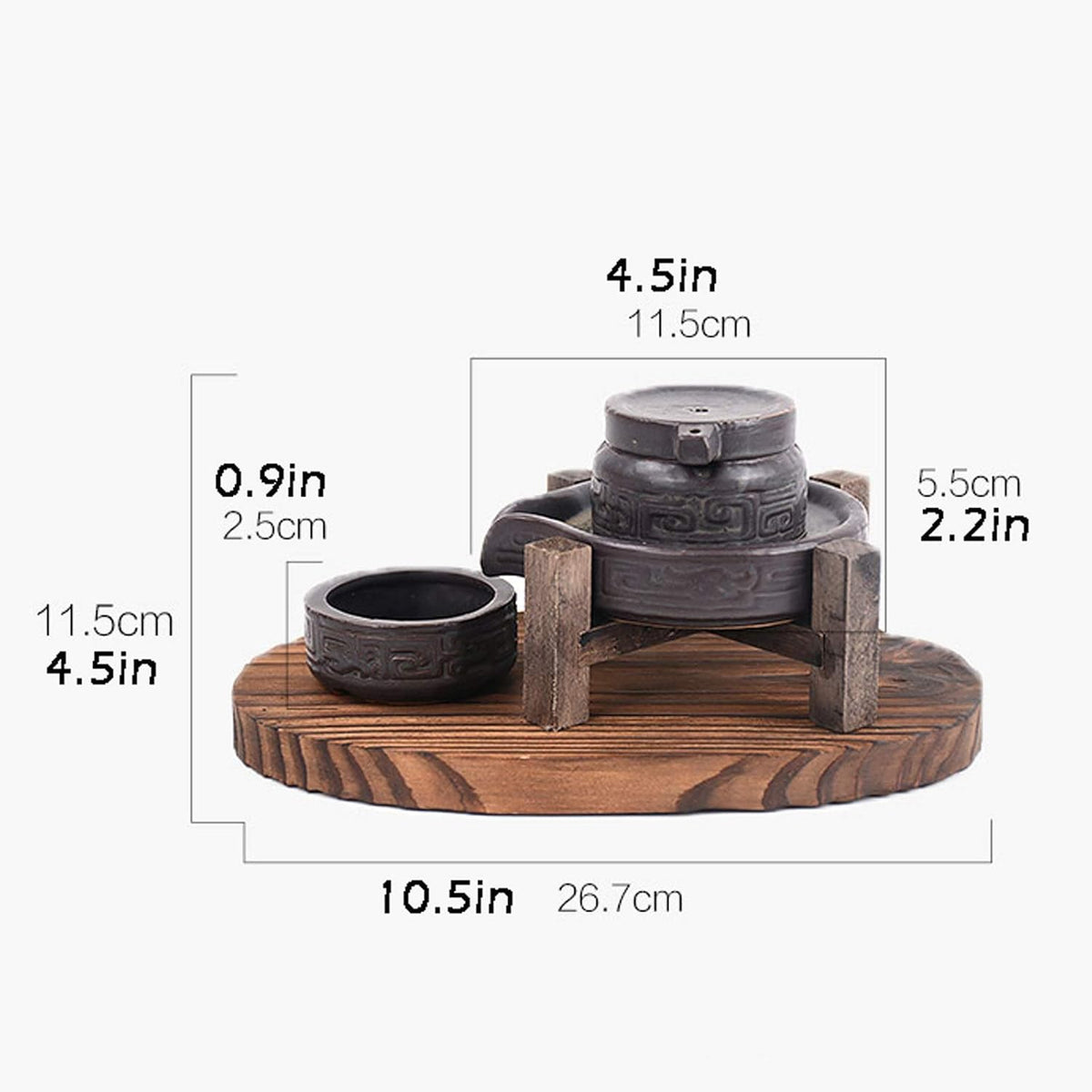 Handmade Ceramic Backflow Incense Burner V926264
