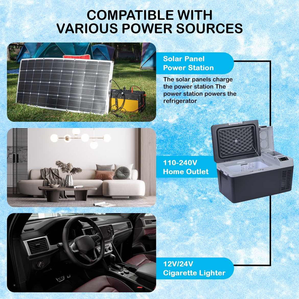 12 Volt 21 Quart Car Refrigerator Electric Cooler X801