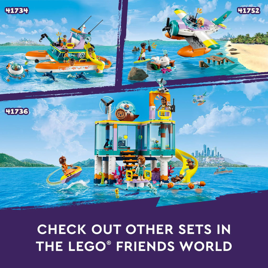 Sea Rescue Center Building Toy with 3 Mini-Dolls E4848