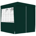 Party Tent with Side Walls 6.6'x6.6' Green L364