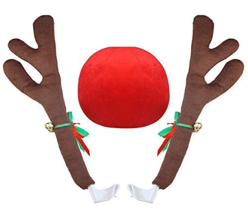 Car Antler and Nose Kit Decoration Set K135923