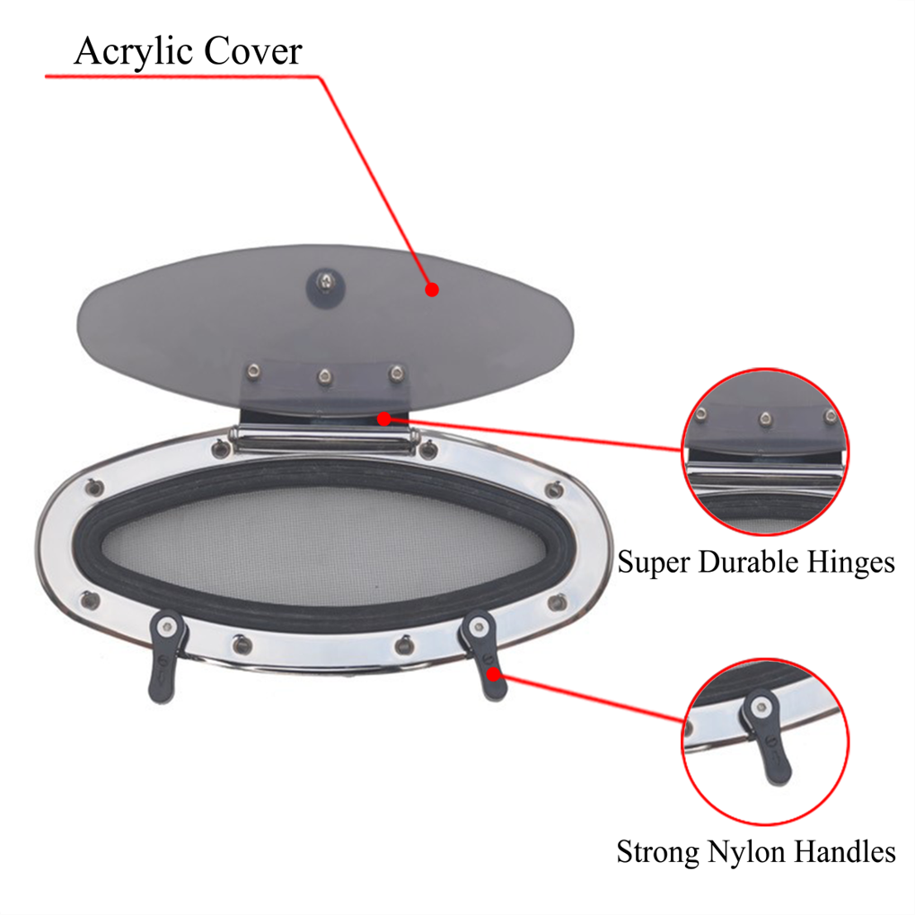 Stainless Steel Boat Porthole T2595