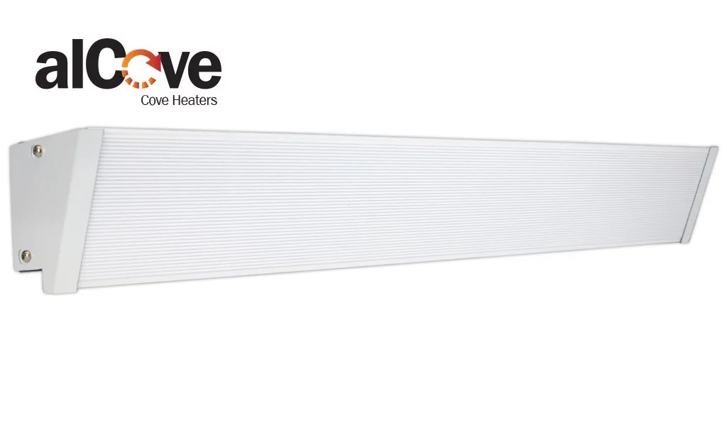 White 560W 120V Electric Cove Heater X680169