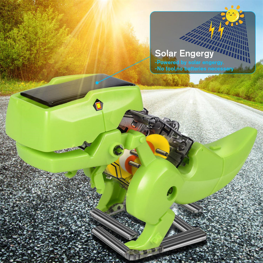 3-in-1 Solar Powered Dinosaur Robot Building Toys A576430