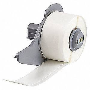 White Vinyl Cloth Label Cartridge U53659