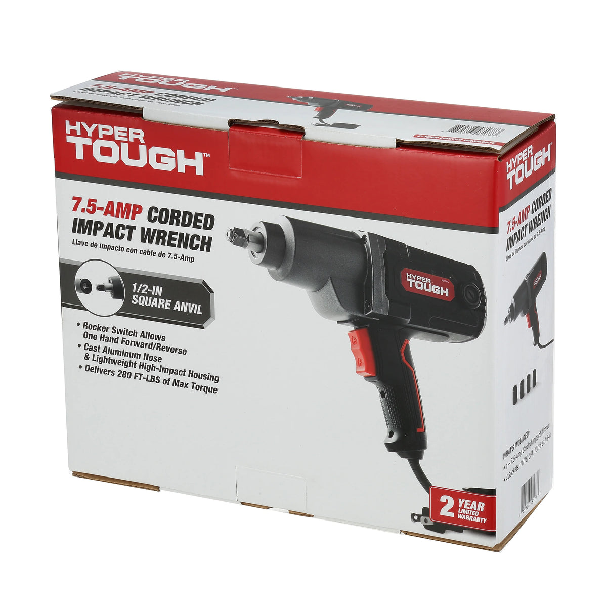 7.5A Corded Impact Wrench with 1/2 inch Anvil C2913