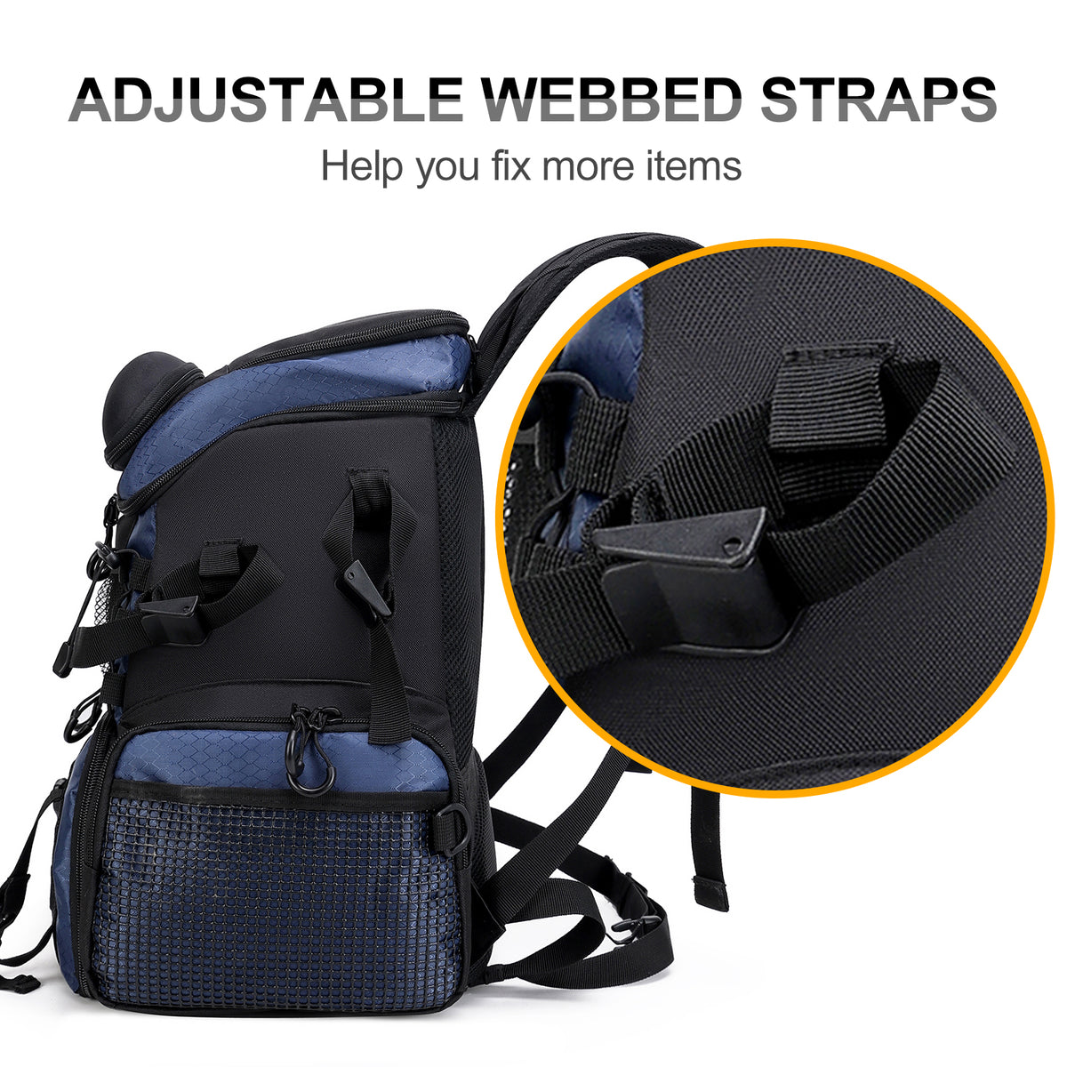 Two Shoulder Bag with 4 Boxes Rain Cover Rod and Bottle Boxes Waterproof J935490