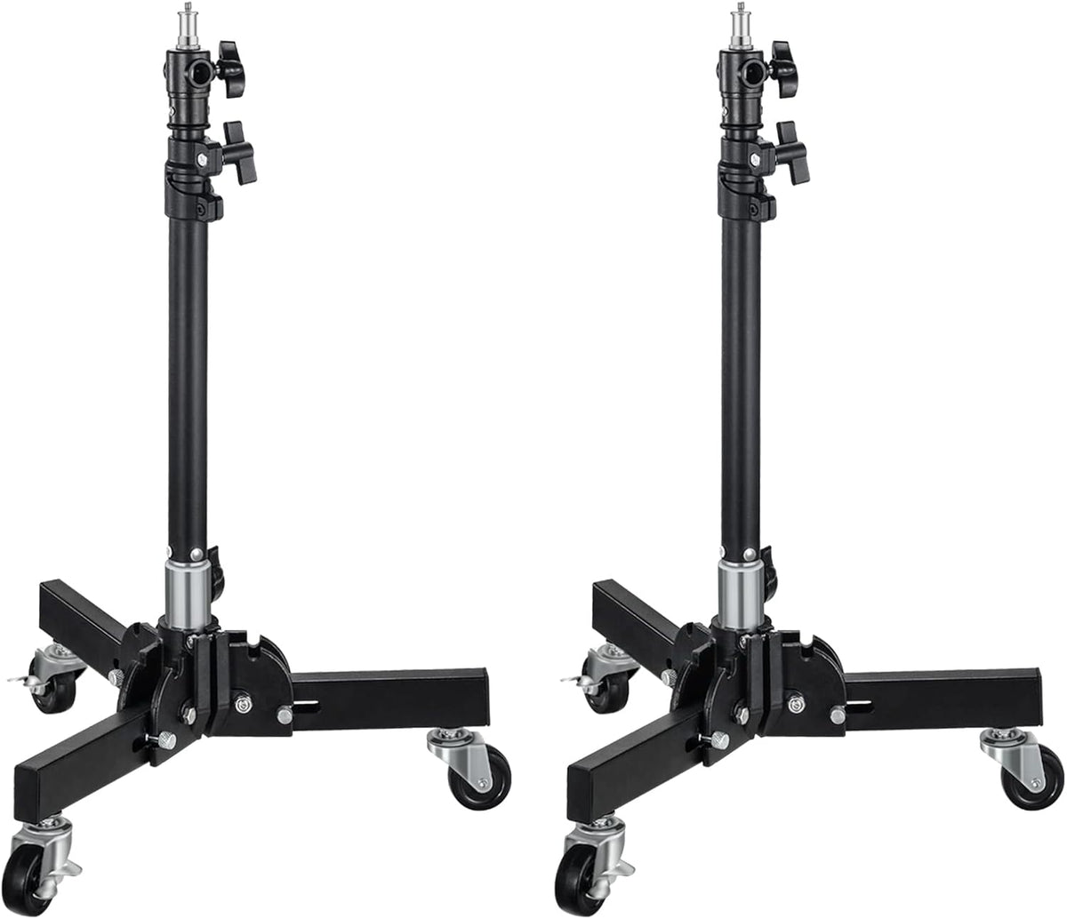 2 Pack Heavy Duty Aluminum Alloy Photography Light Stands Kit J206457