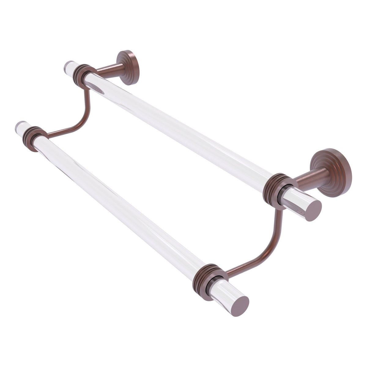 36 in. Double Towel Bar Antique Copper X223419