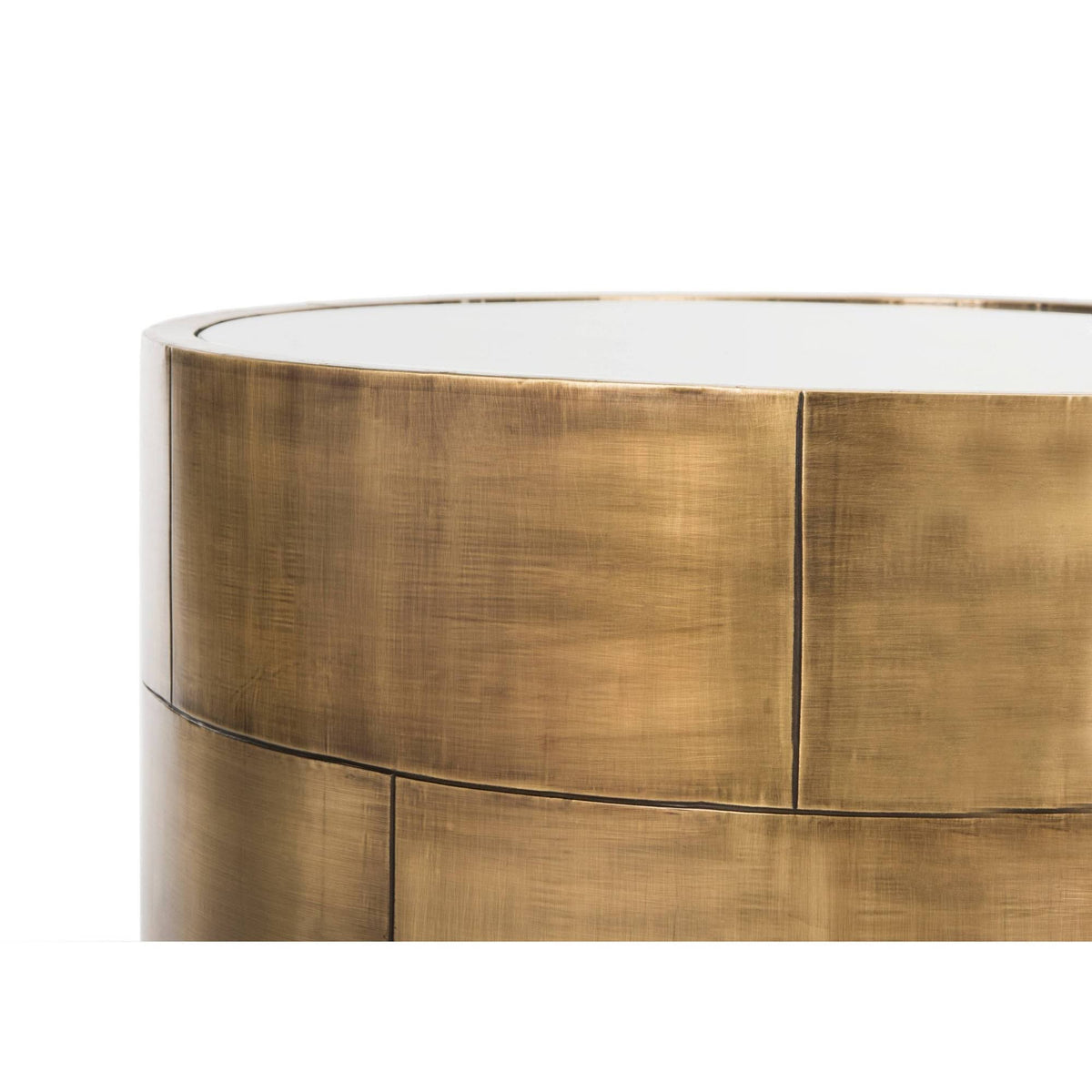 Brass Round Side Table M821