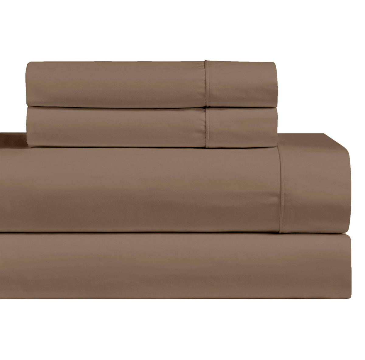 22x22 Extra Deep Pocket Sheets 1000TC Solid California King / Taupe V4403