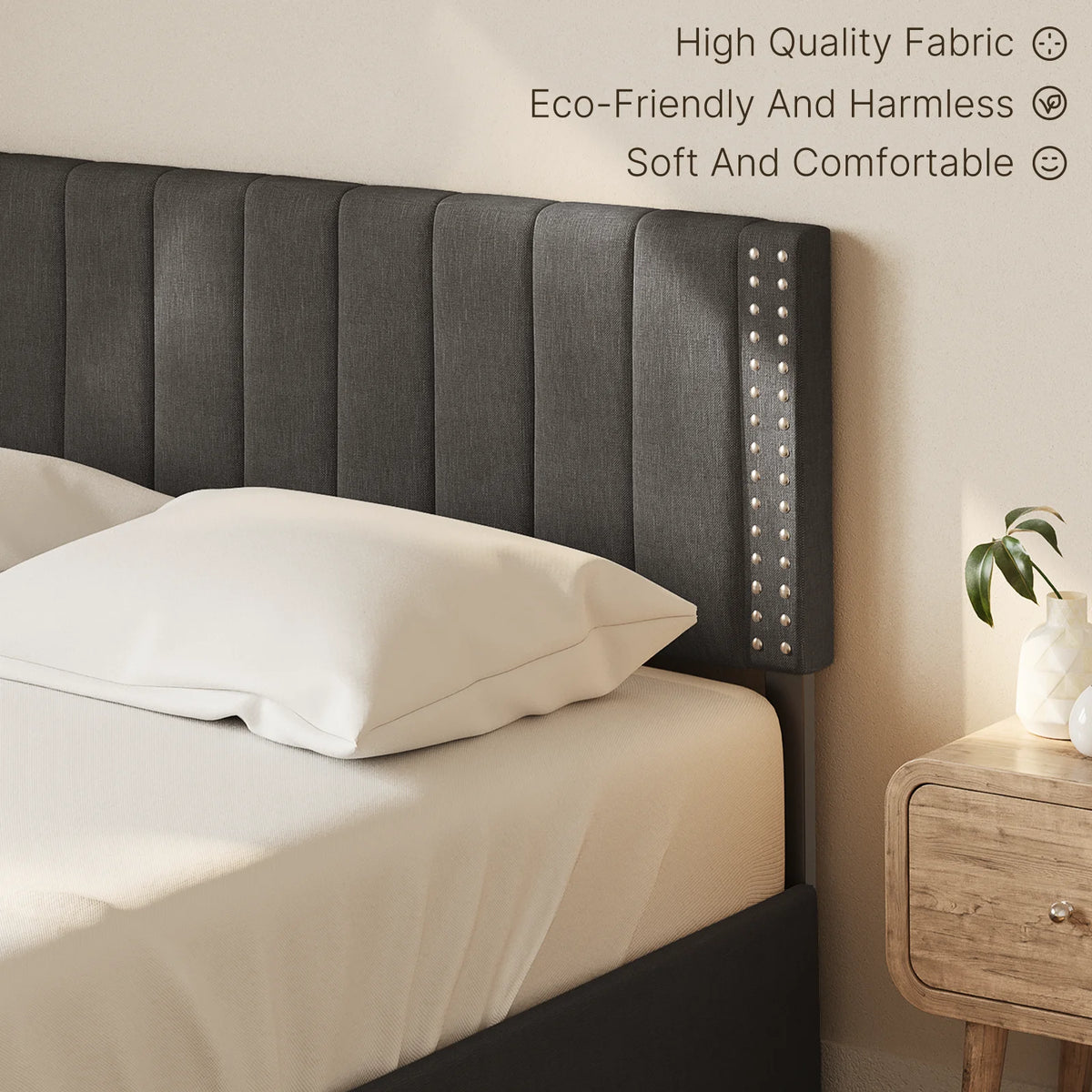 Full Bed Frame with 4 Storage Drawers R854