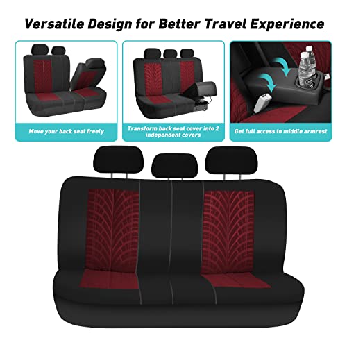 Gray Cloth Full Set Car Seat Covers Z808