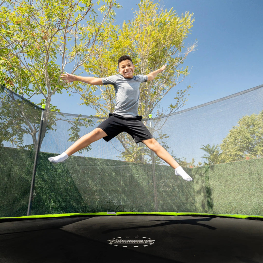 14ft Trampoline with Enclosure X498
