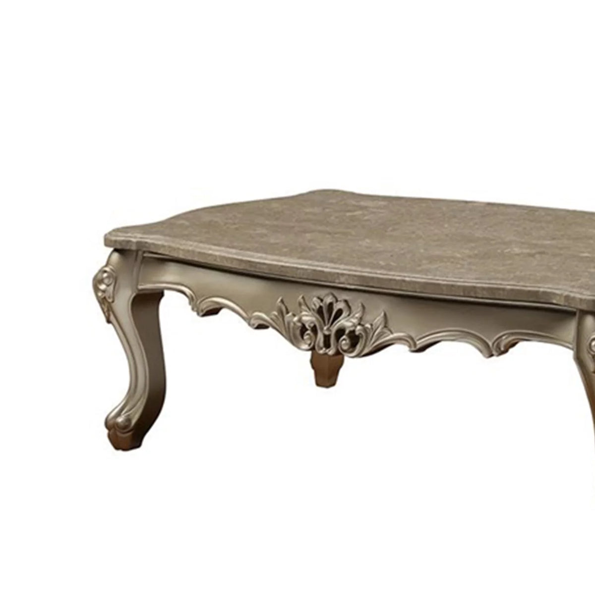 Marble Top Wooden Coffee Table V40548