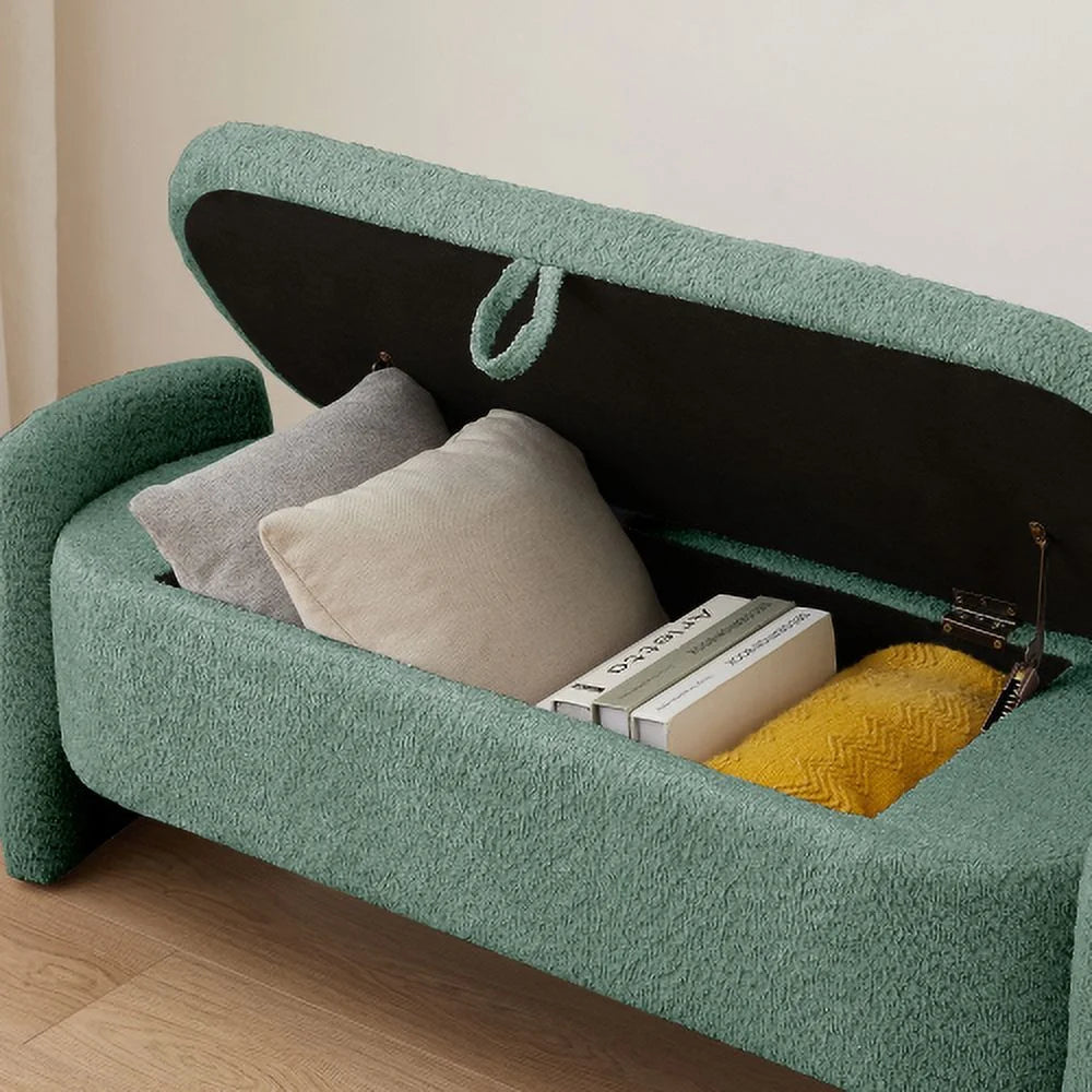 Oval Storage Bench with Large Storage Space N82027