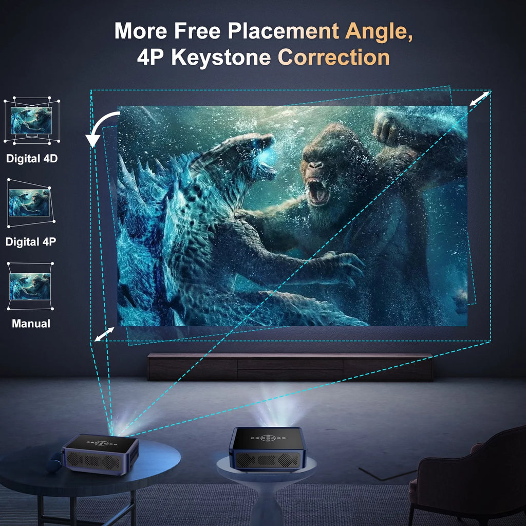 1080p Android TV Smart Projector P744016
