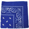 96 Pack 100% Cotton Double Sided Paisley Bandanas N27786