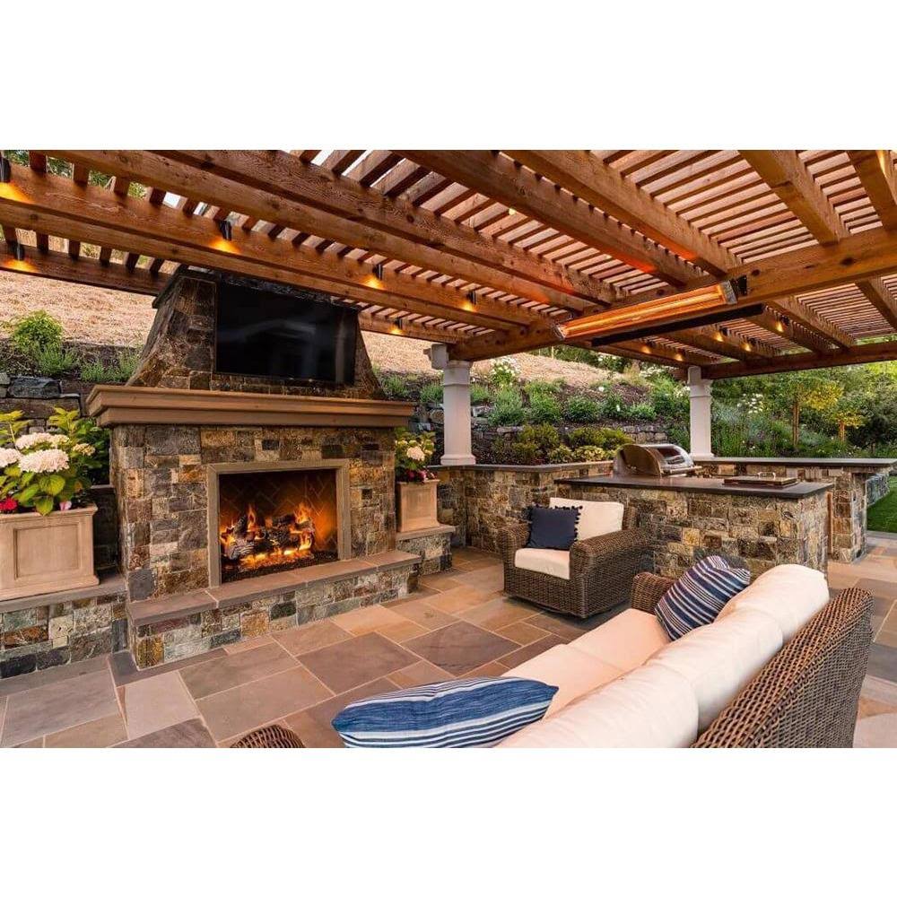 Beige 2000W Electric Infrared Patio Heater R1501