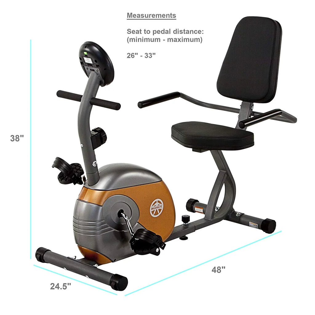 Recumbent Magnetic Exercise Bike Q4693