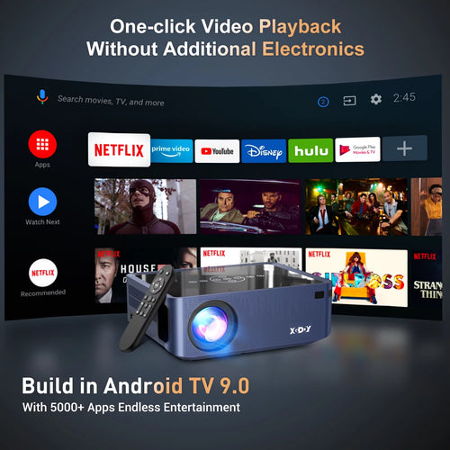 1080p Android TV Smart Projector P744016
