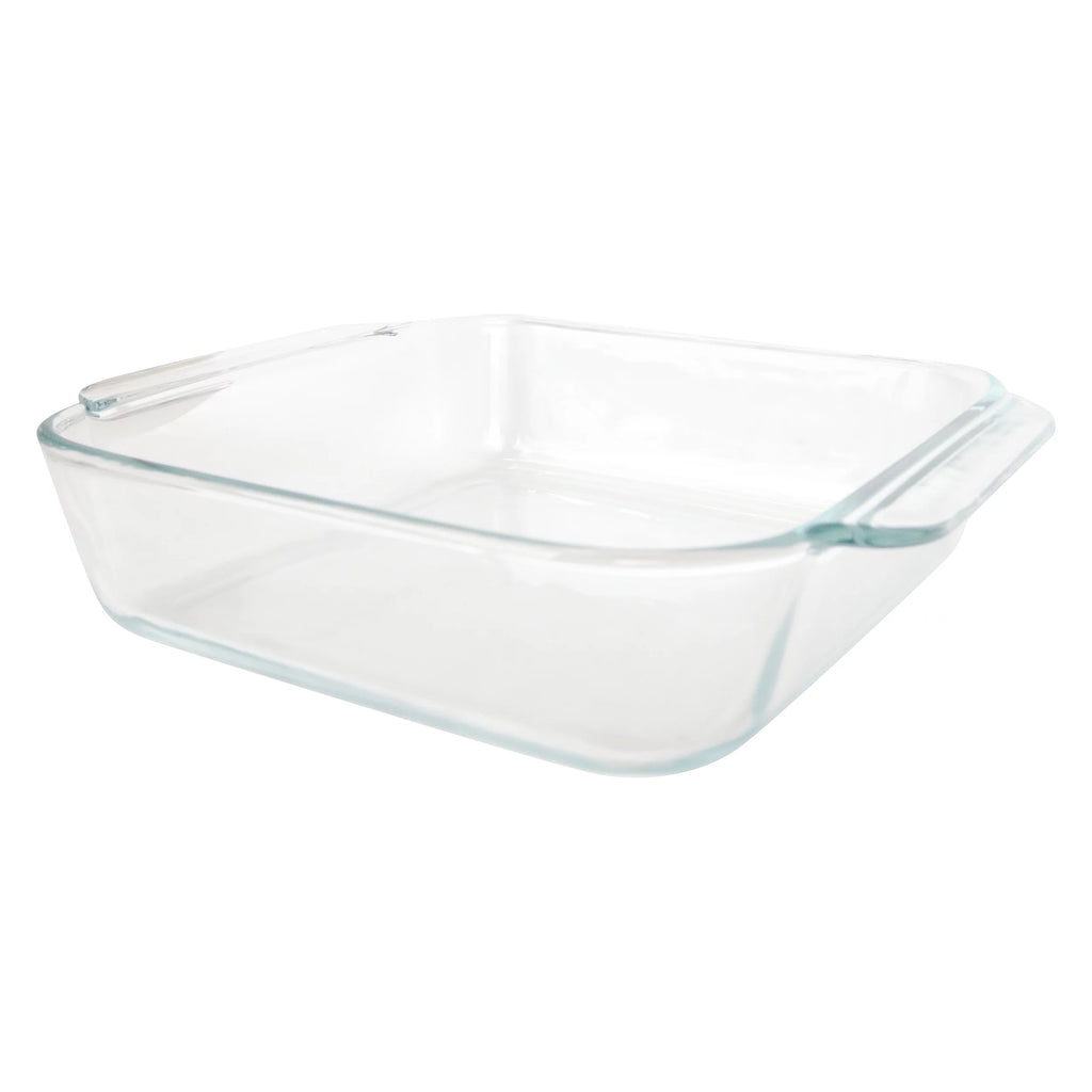 2-Quart Square Clear Glass Casserole Baking Dish V9056