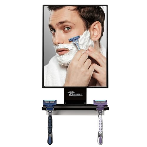 Fogless Shower Mirror with Squeegee Y72181