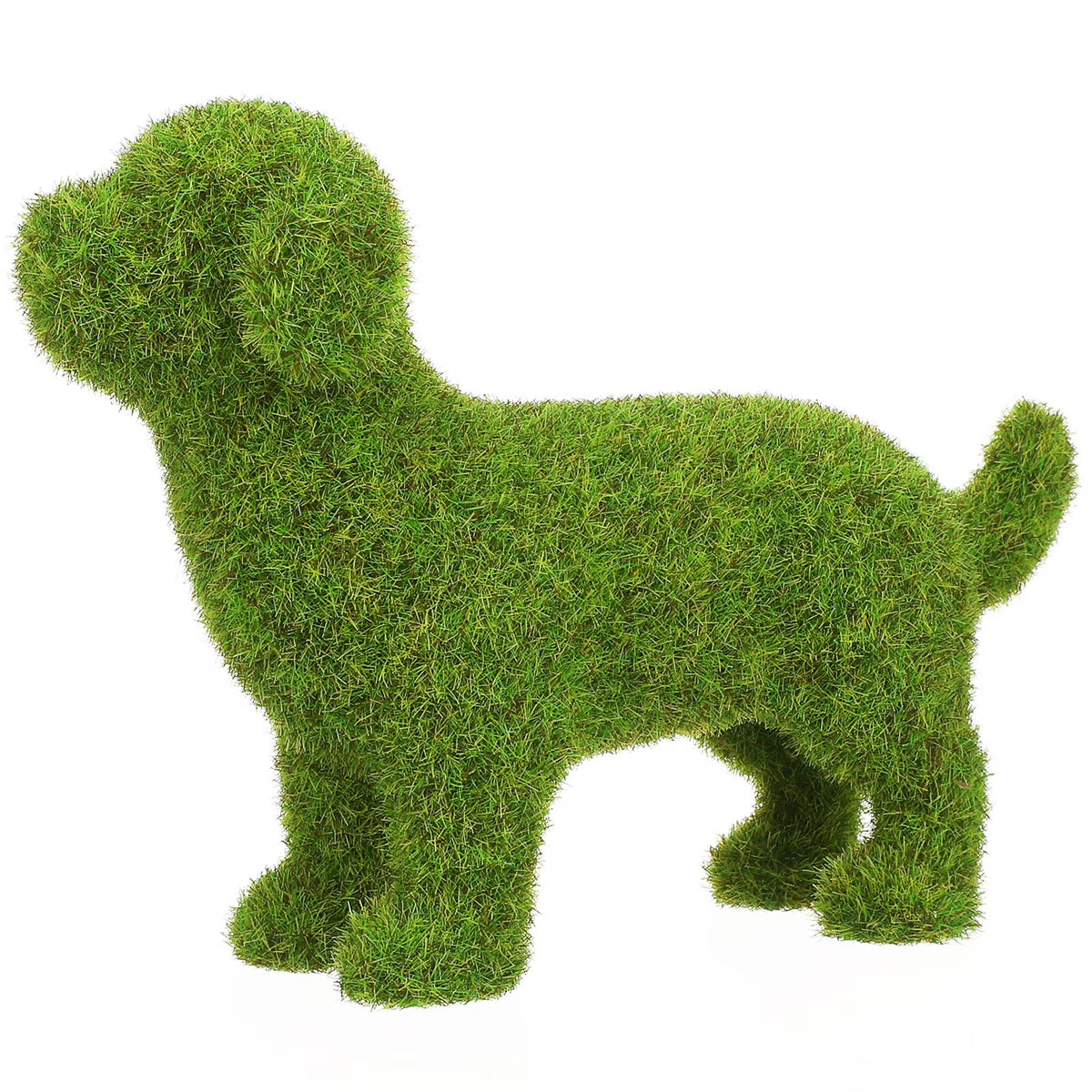 Flocked Puppy Ornament W456164