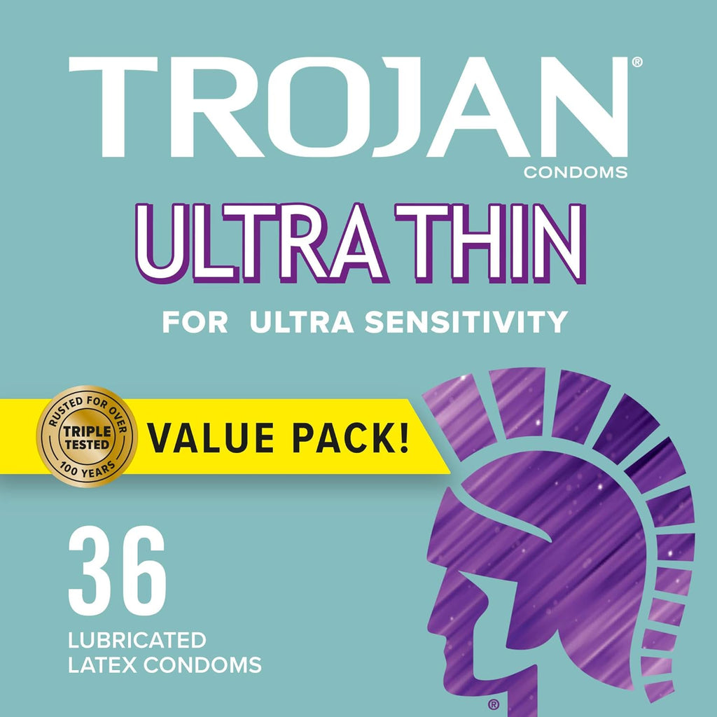 Ultra Thin Lubricated Condoms, 36 Count N484