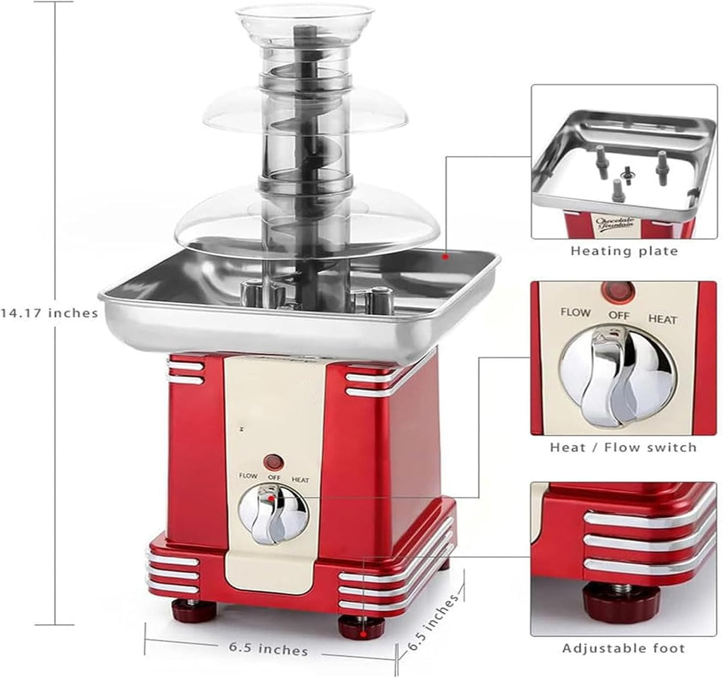 3 Tier Stainless Steel Electric Chocolate Fountain R88531