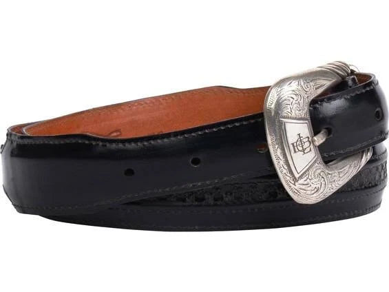 Black Tapered Goat Belt I725