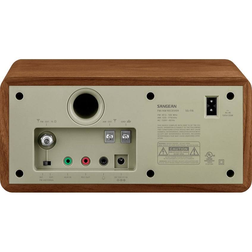 Wood Cabinet AM/FM Analog Radio R13370
