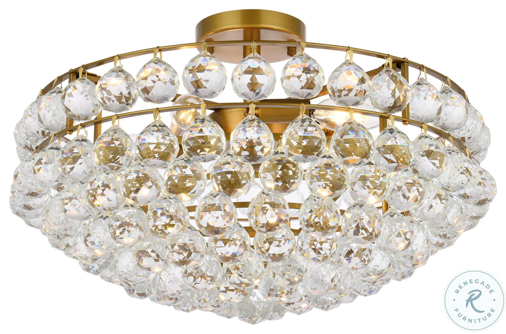 Brass Flush Mount B332