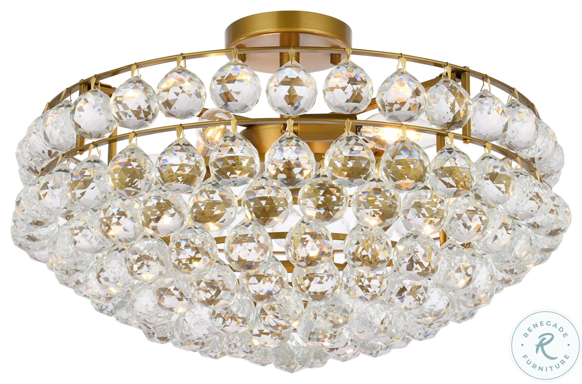Brass Flush Mount B332