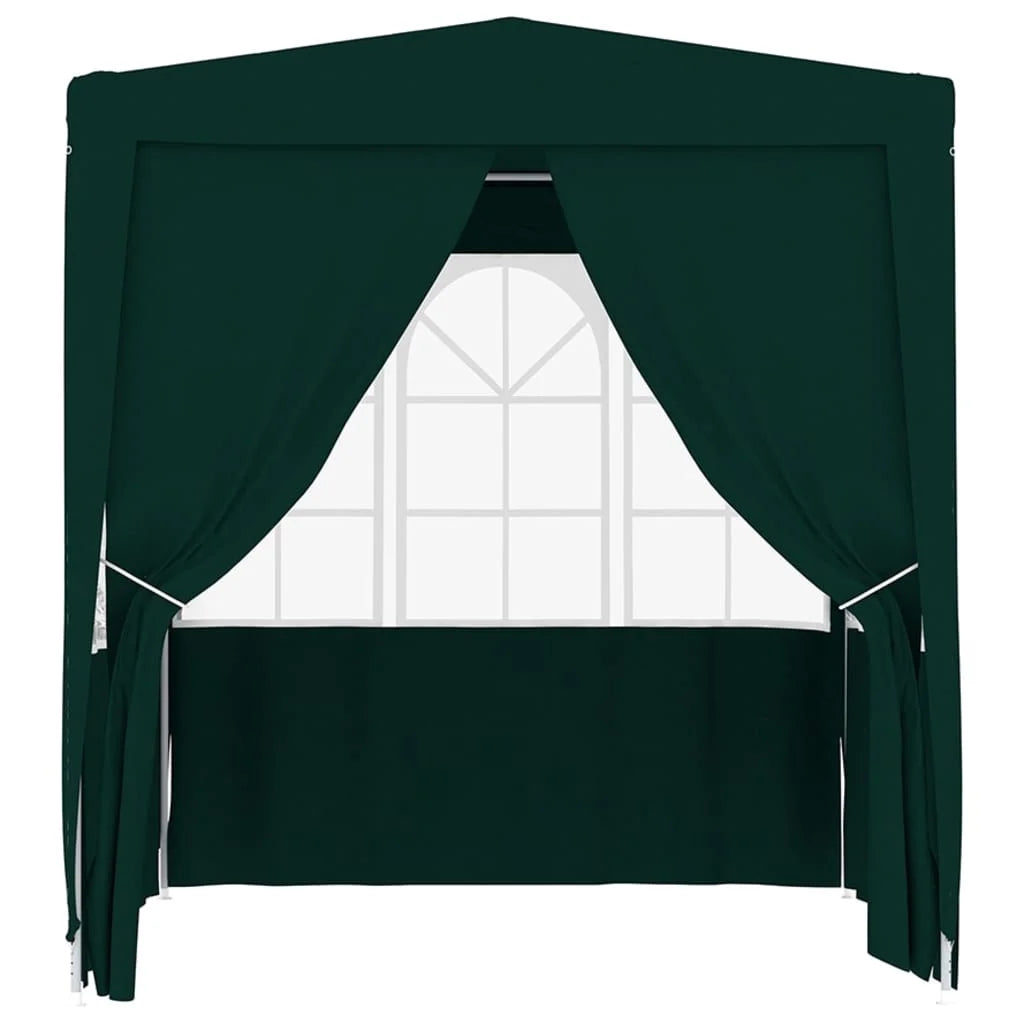 Party Tent with Side Walls 6.6'x6.6' Green L364