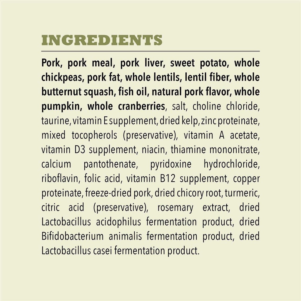 Grain-Free Pork & Squash Dry Dog Food, 22.5-lb bag L492