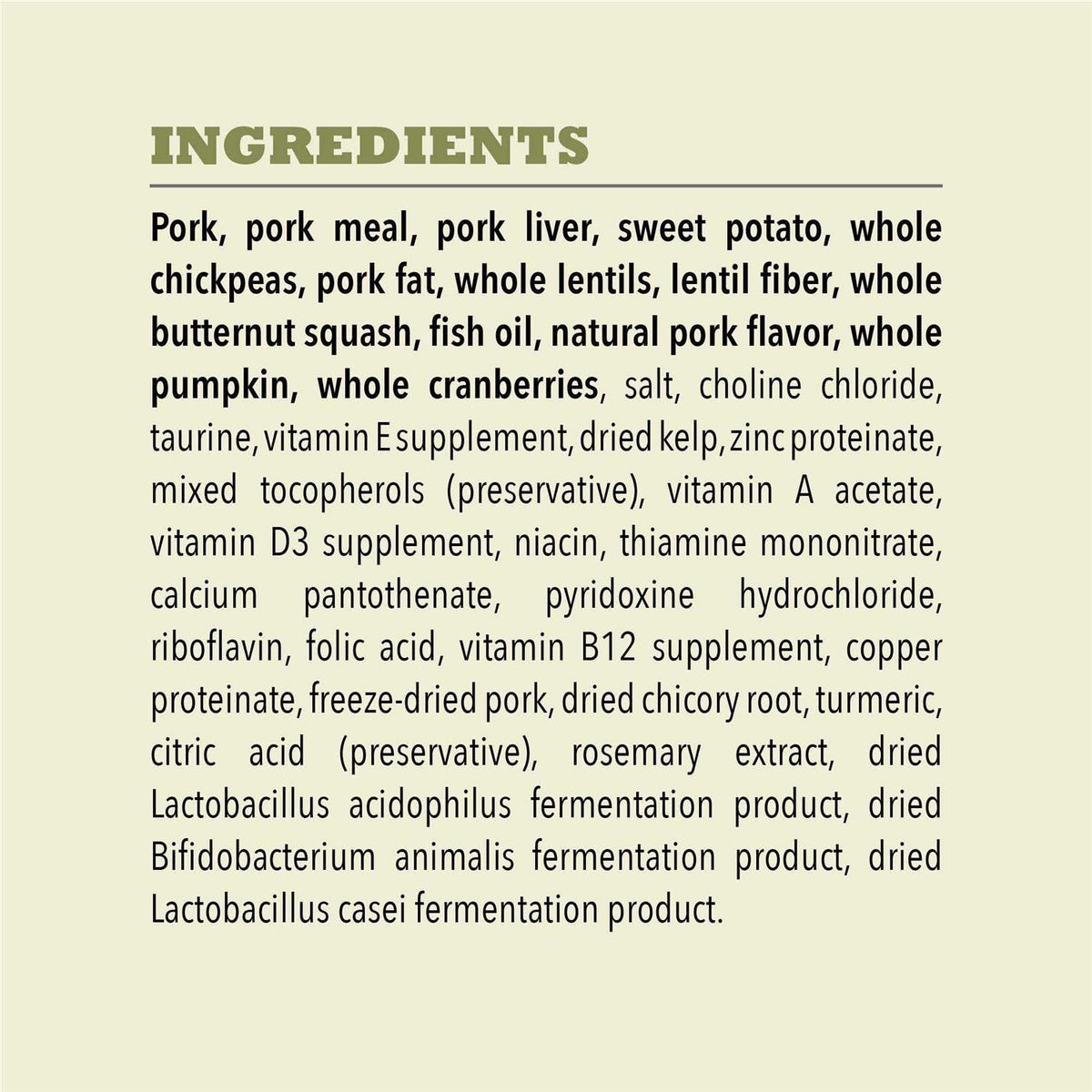 Grain-Free Pork & Squash Dry Dog Food, 22.5-lb bag L492