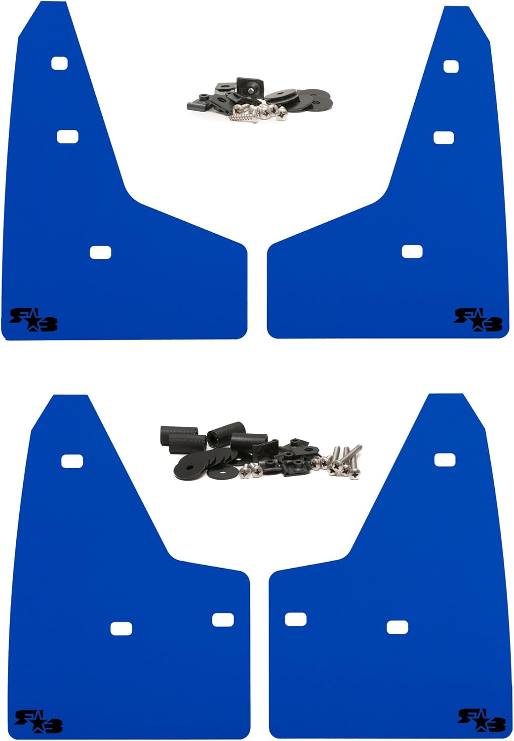 Black Mud Flaps Set of 4 C3987