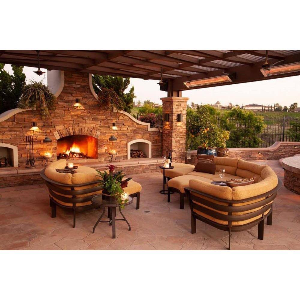 Beige 2000W Electric Infrared Patio Heater R1501