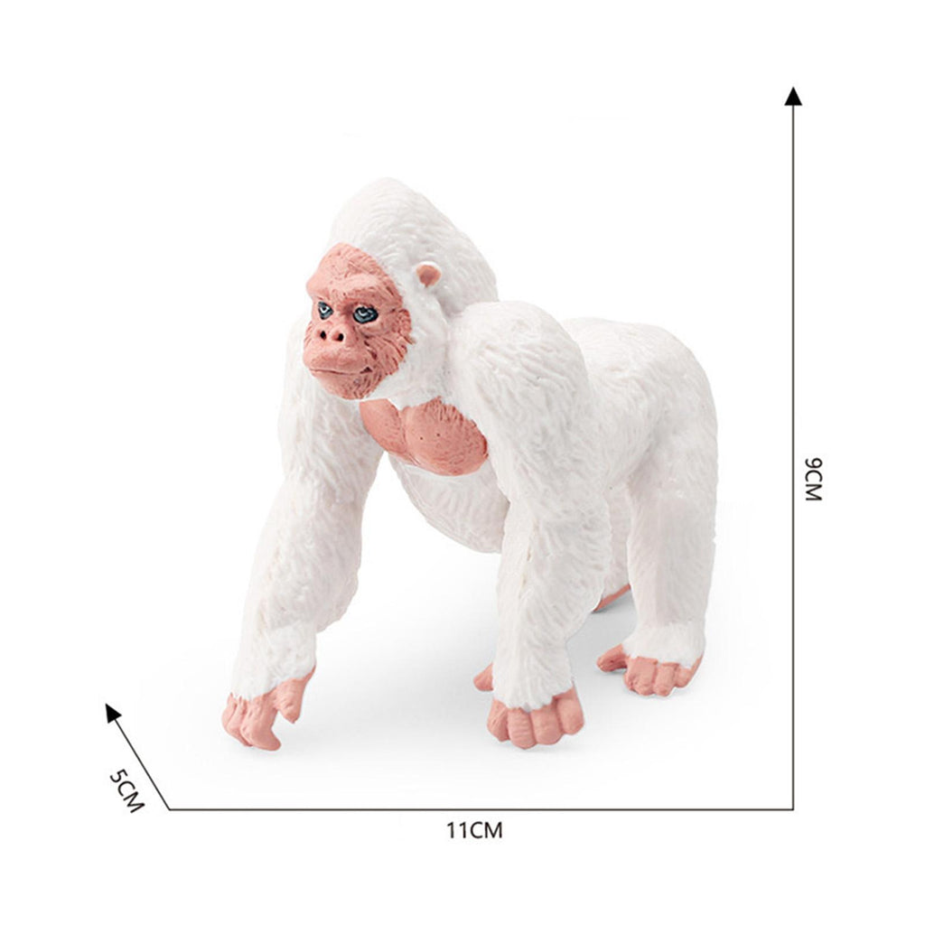 White Gorilla Action Figure Toy Statue O13845