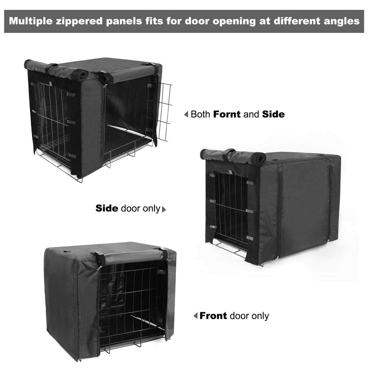 Dog Crate Cover Double Door 36 42 48 inches A95981