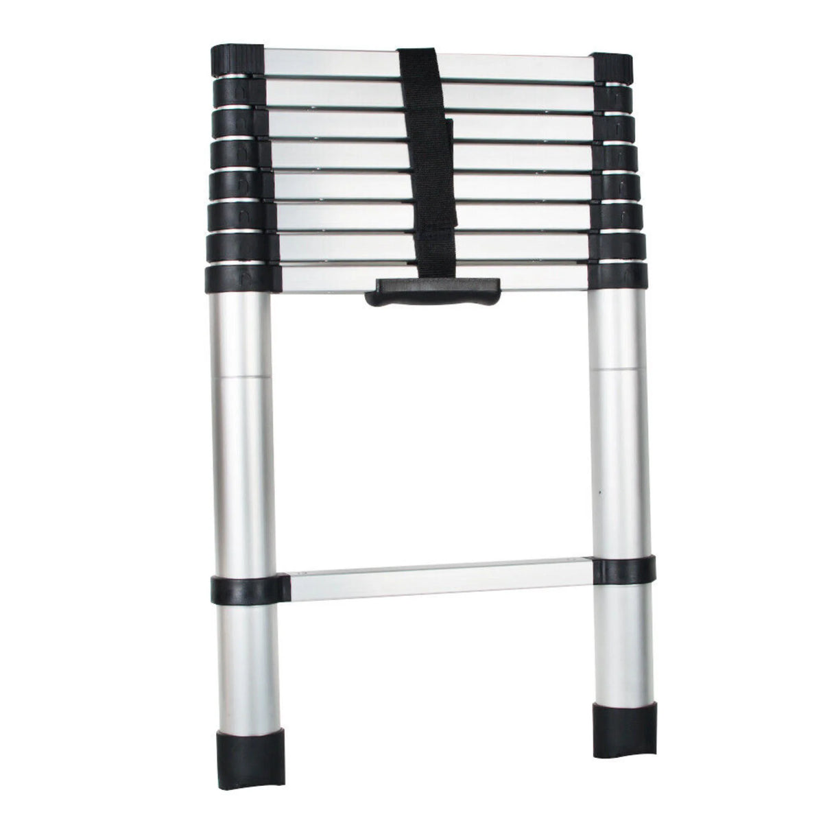 8.5FT Telescopic Aluminum Ladder with Button Retraction Z6463