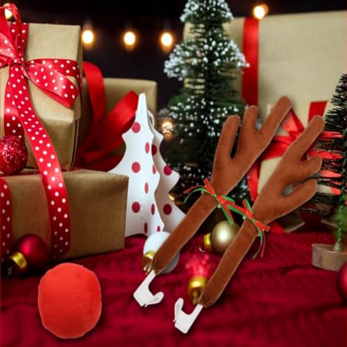 Car Antler and Nose Kit Decoration Set K135923