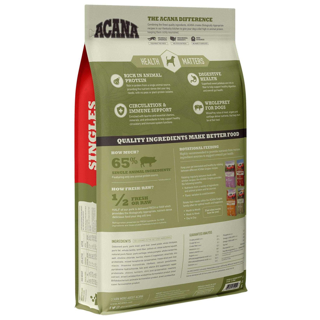Grain-Free Pork & Squash Dry Dog Food, 22.5-lb bag L492