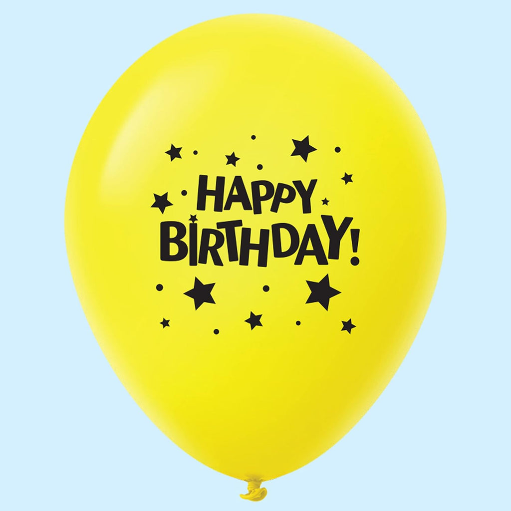 12 16oz Cups + 1 Birthday Balloon J235
