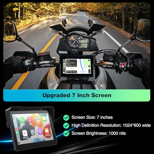 7 Inch Waterproof Touchscreen Portable CarPlay J6150