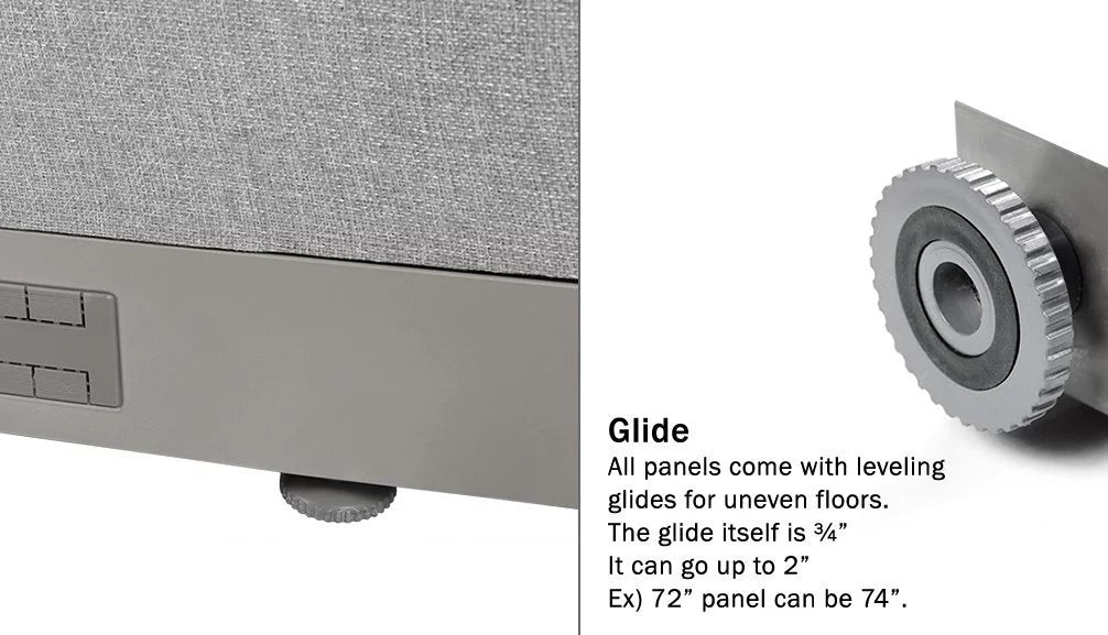 66"W x 72"H Wall Mounted Room Divider O3436