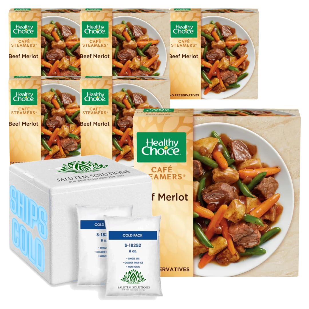 9.5 oz Frozen Beef Merlot Meal, Pack of 6 L36882