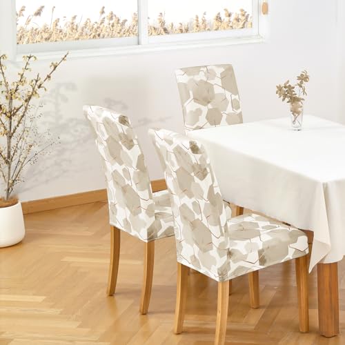 Royal Blue Set of 6 Stretch Dining Chair Covers V3202